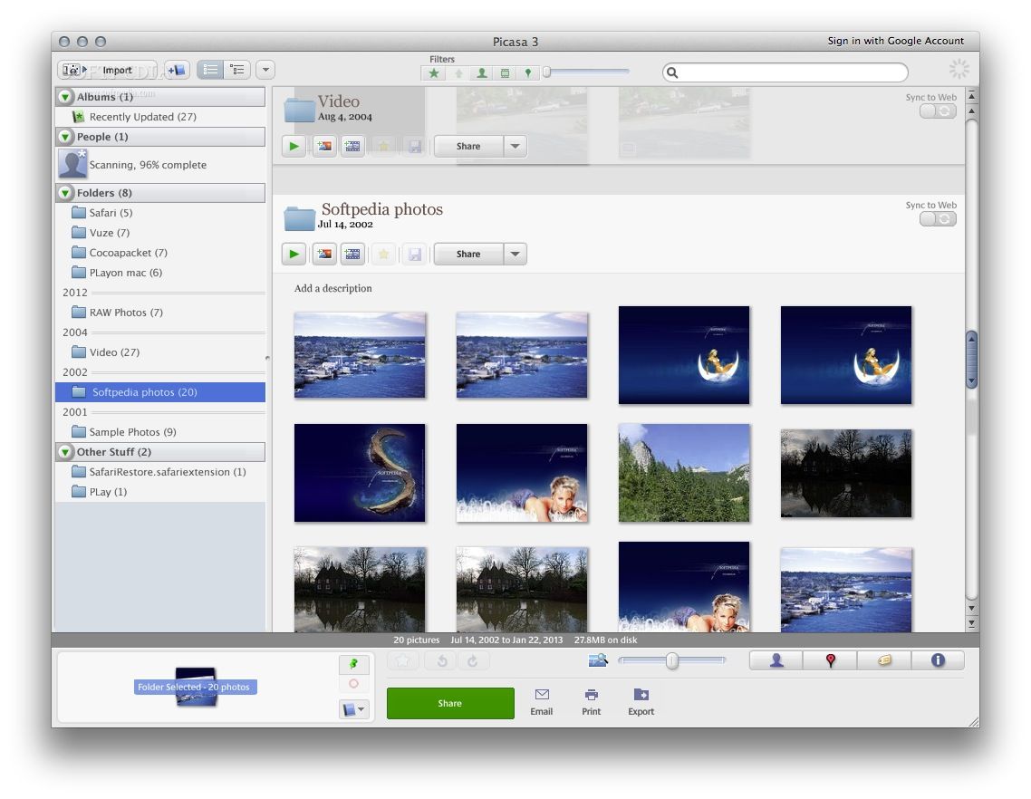 Picasa 3.9 mac download softonic